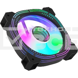 Вентилятор для корпуса Formula Nulight 12BK RGb 120х120x25 черный 3-pin 4-pin (Molex) 19.06дБ (NULIGHT 12BK FR) Ret