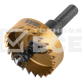 Коронка по металлу Denzel HSS, 42 мм, нитридтитановое покрытие