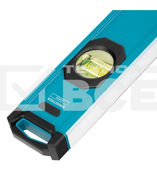 Уровень Gross 33655 алюминиевый, магнит., фрезерованный, 3 глазка, 0,5 мм/м, 1500 мм