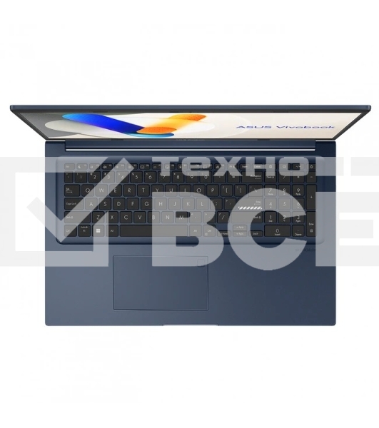 Ноутбук Asus Vivobook 17 X1704VA-AU1017/17.3/IPS/Intel Core 5 120U/16Gb/512Gb/Intel Graphics/Без ОС/синий/2.1kg