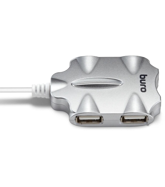 USB-концентратор Buro BU-HUB4-0.5-U2.0-Candy, USB 2.0, USB 4 порта, USB