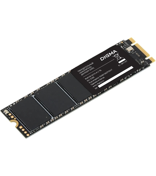 Накопитель SSD Digma Run S9, 2ТБ, SATA III, M.2 2280, R/W 530/510