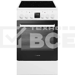 Плита электрическая Maunfeld MEC57CW08TD белый, конфорок 4 шт, духовка 59 л, 50 см x 85 см x 60 см, фото 1
