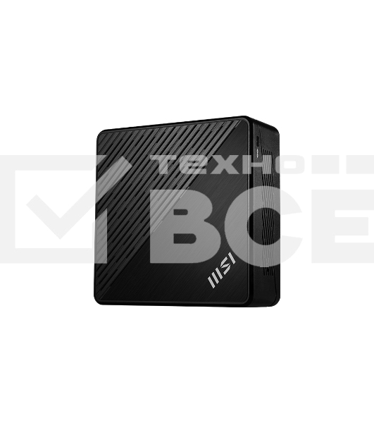 Неттоп MSI Cubi N ADL Intel Processor N200, 4Gb DDR4 SO-DIMM, 128GB SSD M.2, Intel UHD Graphics, noDVD, WiFi, BT, 65W, no keyboard&mouse, WinPro11, 1y war-ty