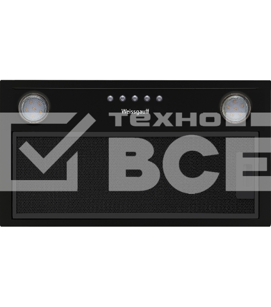Вытяжка Weissgauff Alpha 50 PB BL