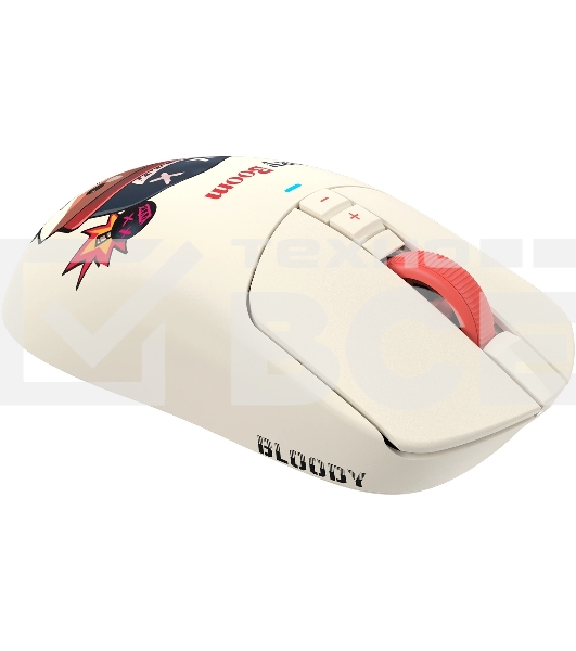 Мышь беспроводная/проводная A4Tech Bloody R72 Ultra Duo Proxy Boom бежевый, 20000 dpi, радиоканал, USB, кнопки - 7