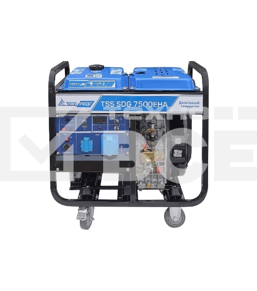 Электрогенератор дизельный ТСС SDG 7500EHA, 7.5 кВт, 87 дБ, 114 кг