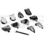 Триммер Vitek VT-2549 BK Питание сеть/аккумулятор. Встроенная аккумуляторная батарея Li-ion 700 mAh 3,7V. Время зарядки 90мин. Время автономной работы 45мин. Влажная очистка. Детальный триммер. Индикатор зарядки. ЖК дисплей с индикацией процента зарядки б, фото5