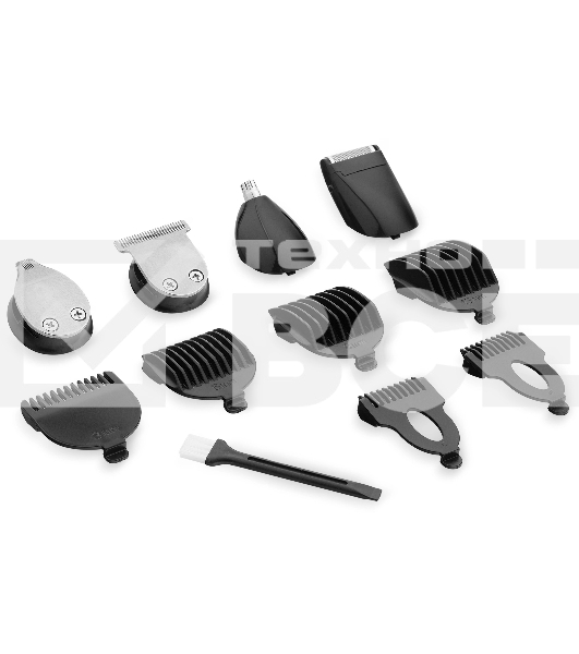 Триммер Vitek VT-2549 BK Питание сеть/аккумулятор. Встроенная аккумуляторная батарея Li-ion 700 mAh 3,7V. Время зарядки 90мин. Время автономной работы 45мин. Влажная очистка. Детальный триммер. Индикатор зарядки. ЖК дисплей с индикацией процента зарядки б