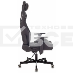Кресло игровое Knight OUTRIDER черный, ромбик, эко.кожа, с подголов. крестовина металл, фото2