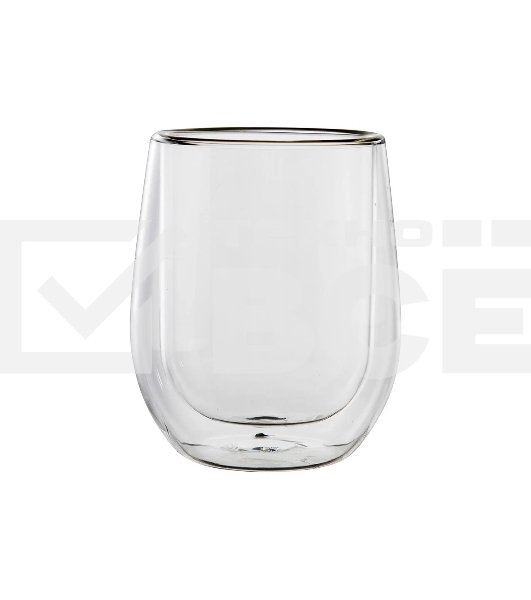 Стакан LEONORD AROMA, объем:200 мл с двойными стенками (боросиликатное стекло) (008244)
