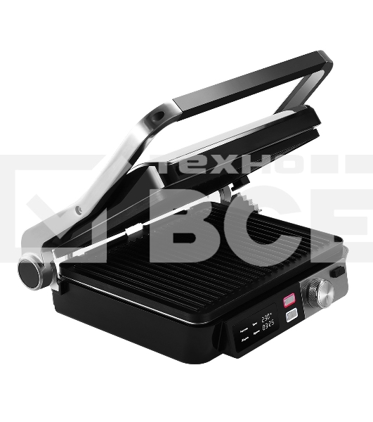 Гриль электрический BQ GR3009 черный/стальной