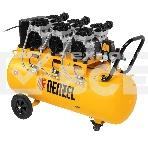 Компрессор безмаслянный малошумный Denzel DLS 2250/100, 2250 Вт, 3х750, 100 л, 410 л/мин блок упр, фото4