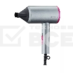 Фен Kelli KL-1101 серебристый/розовый, 2400 Вт, фото 1