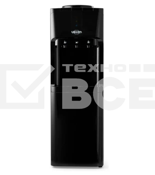 Кулер для воды Vatten V02NE, верхняя загрузка, нагрев 90 °С, охлаждение 15 °С, черный