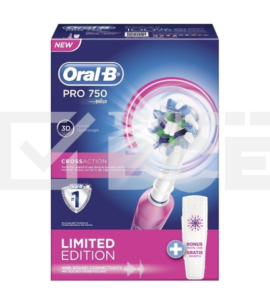 Электрическая зубная щетка PRO 750 LTD EDIT PINK ORAL-B