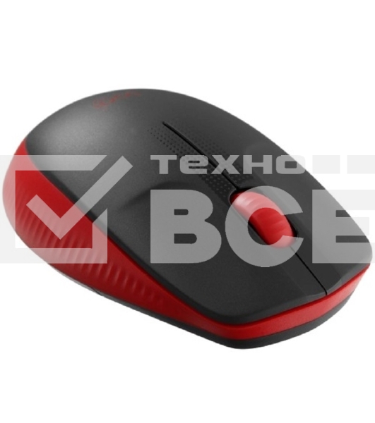Мышь беспроводная Logitech M190 черный/красный, 1000 dpi, радиоканал, USB, кнопки - 3