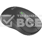 Мышь беспроводная Logitech Signature M650 L LEFT графитовый, 4000 dpi, радиоканал, Bluetooth, USB, кнопки - 5, фото3