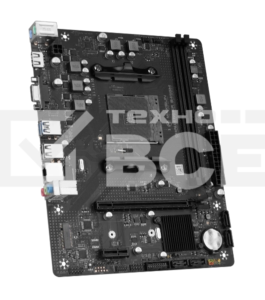 Материнская плата Maxsun Challenger B450M, AM4, AMD B450, 2xDDR4, 4xSATA, 1xM.2, 1xPCIe 3.0 x16, 1xPCIe 3.0 x1, 1xHDMI, 1xVGA, 1x 1Gb LAN, 2xUSB-A 3.2 Gen 1, 2xUSB-A 2.0, 3x3.5 мм, 5.1, M-ATX