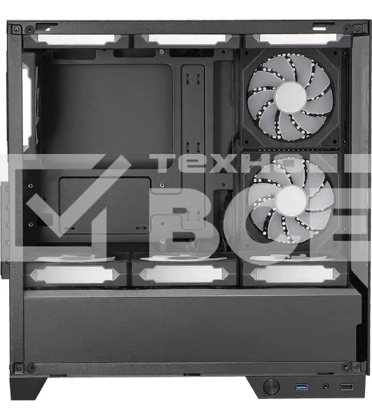 Компьютерный корпус AeroCool / Formula Cristal Z1M черный без БП mATX 2xUSB2.0 1xUSB3.0 audio bott PSU