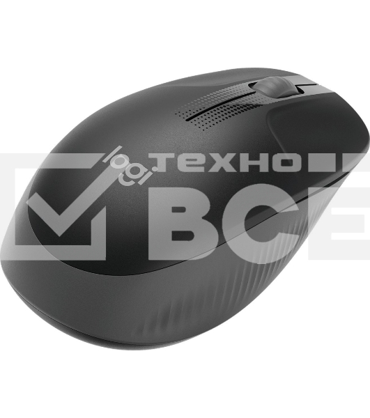Мышь беспроводная Logitech M190 черный/темно-серый, 1000 dpi, радиоканал, USB, кнопки - 3