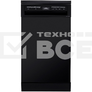 Посудомоечная машина DeLonghi DDWS09S Erea, черный, 45 см