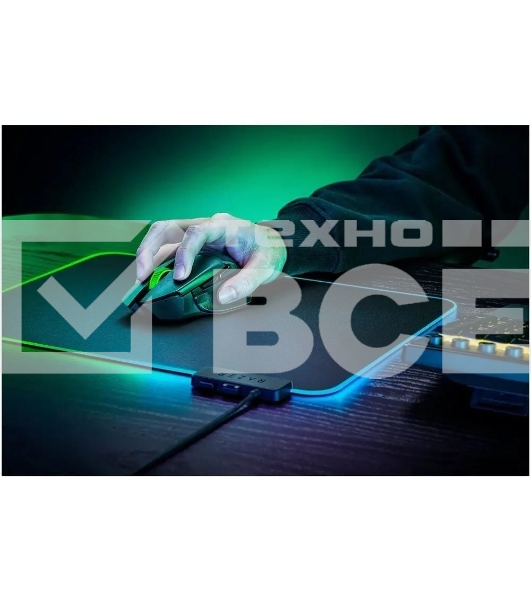 Мышь беспроводная Razer Basilisk V3 Hyperspeed черный, 18000 dpi, радиоканал, Bluetooth, USB, кнопки - 7
