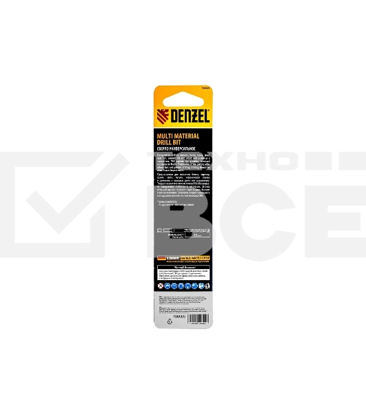 Сверло универсальное Denzel Multi cut, 10 мм