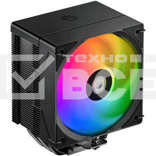 Кулер Cooler ID-Cooling SE-904-XT ARGb BLACK LGA1851/1700/1200/115X/AM5/AM4 (TDP 180W, PWM, 4 тепл.трубки прямого контакта, FAN 100мм, Addressable RGb LED) RET