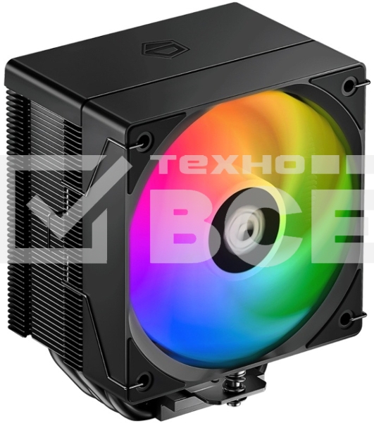 Кулер Cooler ID-Cooling SE-904-XT ARGb BLACK LGA1851/1700/1200/115X/AM5/AM4 (TDP 180W, PWM, 4 тепл.трубки прямого контакта, FAN 100мм, Addressable RGb LED) RET