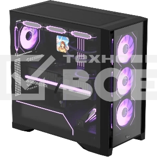 Компьютерный корпус AeroCool/Formula Air Power G8 черный без БП ATX 2xUSB 3.0 1xUSB3.1 audio bott PSU