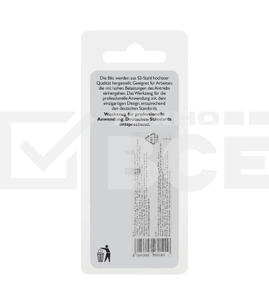 Бита Gross Torx 25х50 мм, сталь S2, шестигр., 2 шт.