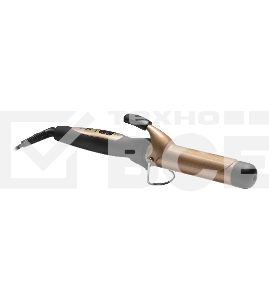 Щипцы для завивки волос BBK BST2502 черный/шампань, 32 мм, 200 °C, 1 режим