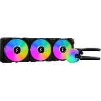 Система жидкостного охлаждения для ПК/Water Cooling System Fractal Design Lumen S36 V2 RGB (200W, 360mm, Black, ARGB/Fans: 3x120mm, 56CFM, 33.2dBA, 2000RPM/Pump height 67mm, 22dBA, 4000RPM, Rad thickness 27mm/S: 1851, 1700, 1200, 115X, 2011, 2066, AM5, AM4), фото7