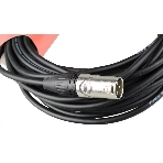 Кабель микрофонный FORCE FMC-05/15XLR (M) - XLR (F), высококачественный балансный, малошумящий с проводниками из безкислородной меди OFC, диаметр 6 мм, профессиональные металлические разъемы, длина 15 м, цвет черный, фото5