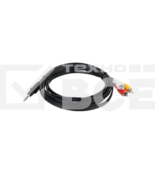 Кабель соединительный 3.5 Jack (M)/3 RCA (M) <TAV4545-2M> Telecom