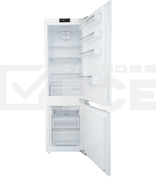 Холодильник Schaub Lorenz SLU E235W5 BUILT-IN белый двухкамерный 180/63 л морозилка снизу, капельная