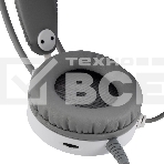 Наушники с микрофоном Оклик HS-L300G White белый 2.2м мониторные USB оголовье (1796952), фото12