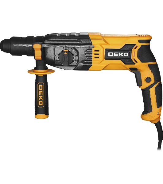 Перфоратор Deko DKH1250W патрон:SDS-plus уд.:3.2Дж 1250Вт (кейс в комплекте)