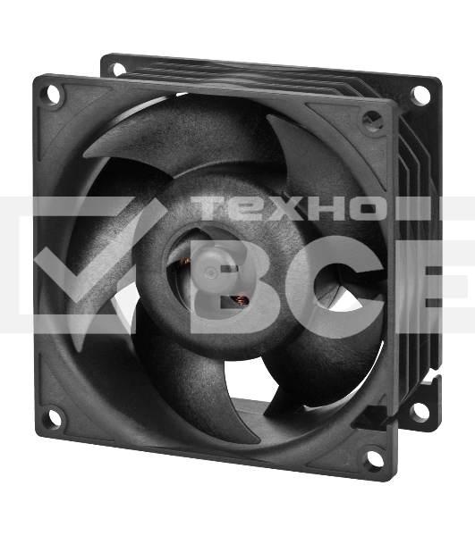 Комплект вентиляторов для корпуса Arctic S8038-7K (4 Pack) черный, 80 мм, 7000 об/мин, 4 pin