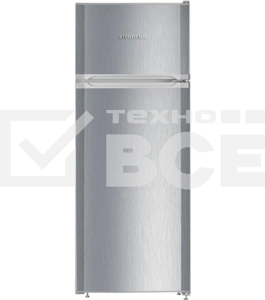 Холодильник Liebherr CTELE 2531-26 001 серебристый двухкамерный 189/44л морозилка сверху