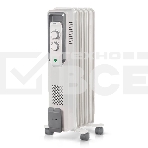 Масляный обогреватель Ballu CUBE BOH/CB-05W (5 секций), белый, 1000 Вт, 15 м2, механический термостат, фото 1