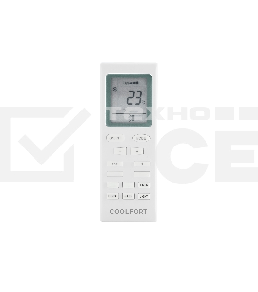 Кондиционер сплит-система Coolfort CF-4000 7000 BTU, 15 м², 37 дБ, охлаждение, обогрев, осушение, белый