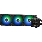 Система жидкостного охлаждения Thermalright Frozen Warframe 360 ARGB Soc-AM5/AM4/1200/1700/1851 черный 4-pin 29.8dB Al LCD Ret (F-WFRAME-360-BL-ARGB), фото9