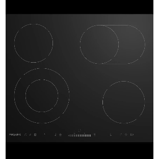 Электрическая варочная поверхность Hotpoint HR 6T5 B S, независимая, черный