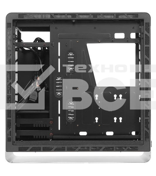 Корпус без блока питания JONSBO UMX6S-A, Midi-Tower, no fun, 2xUSB-A 3.2 + 2xUSB-A 2.0 + 1xUSB-C 3.2, E-ATX, ATX, mATX, mITX Silver