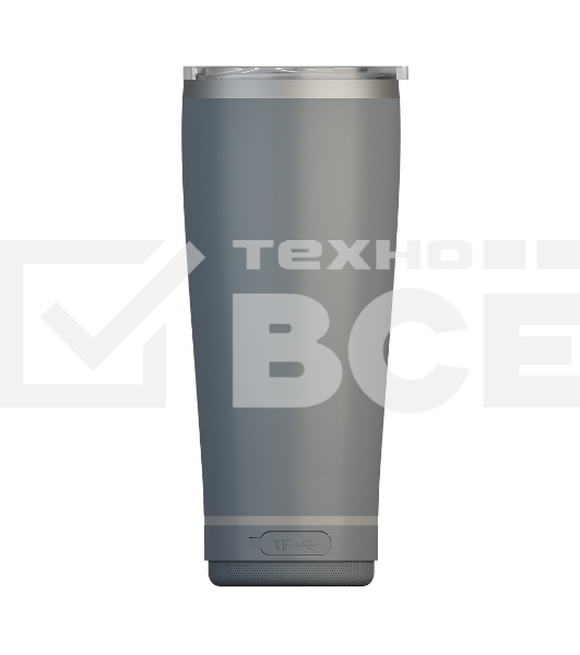 Термокружка с портативной колонкой SOUNDMAX SM-TC001(серый)