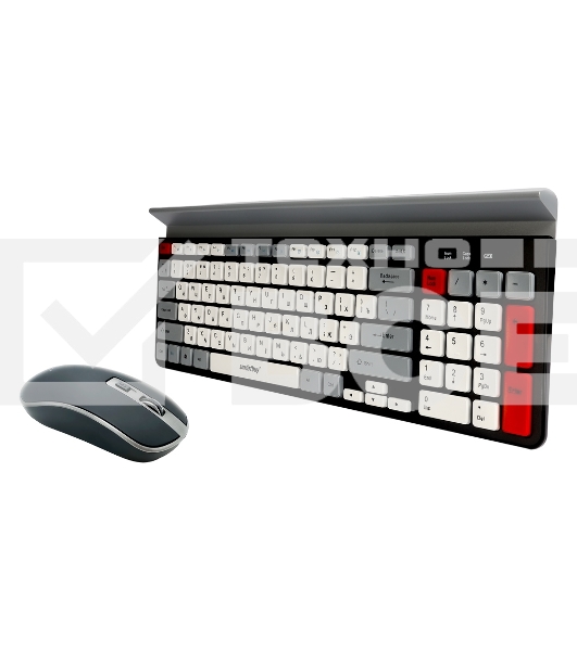 Комплект клавиатуры + мышь Smartbuy (SBC-201359AG-KW) 201359AG черно-серо-белый
