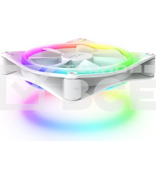 Комплект вентиляторов для корпуса Case Cooler NZXT F120 RGb DUO Triple Pack (120x120x25мм, 4-pin PWM, RGb, 48.58CFM, 29dBA, 1800RPM, белый, 3pcs)