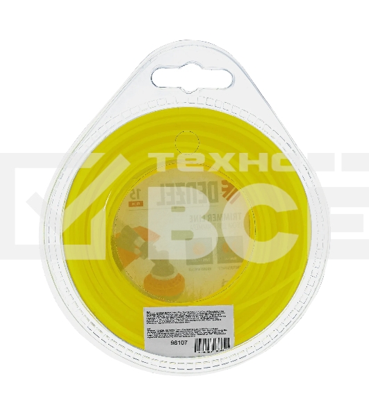 Леска для триммера Denzel круглая 2 мм х 15 м, блистер FLEX CORD